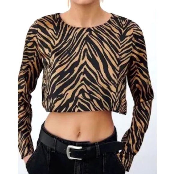 Zara Zebra Blouse - Picture 5 of 10